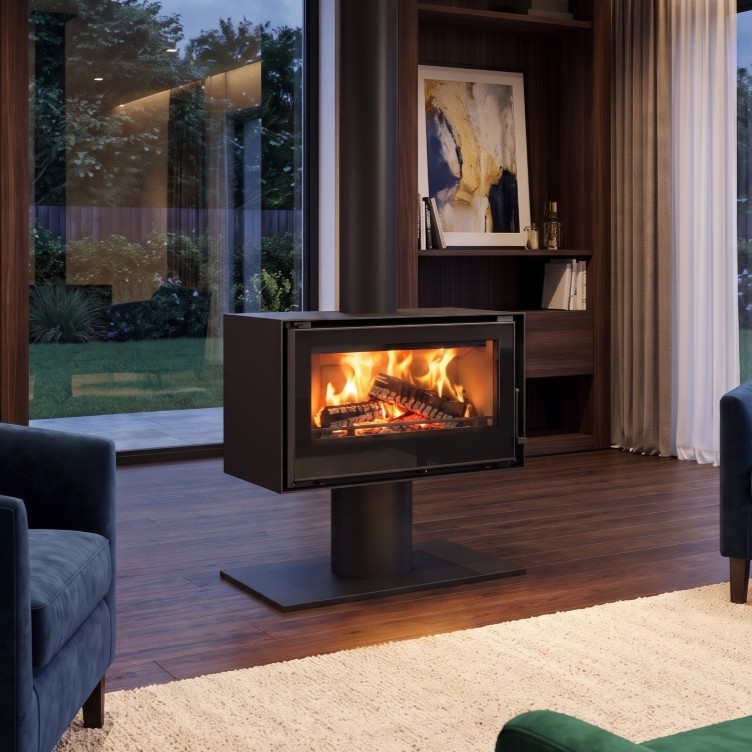 C&A Chama Modular Cristal 78 Wood Fireplace - Image 2