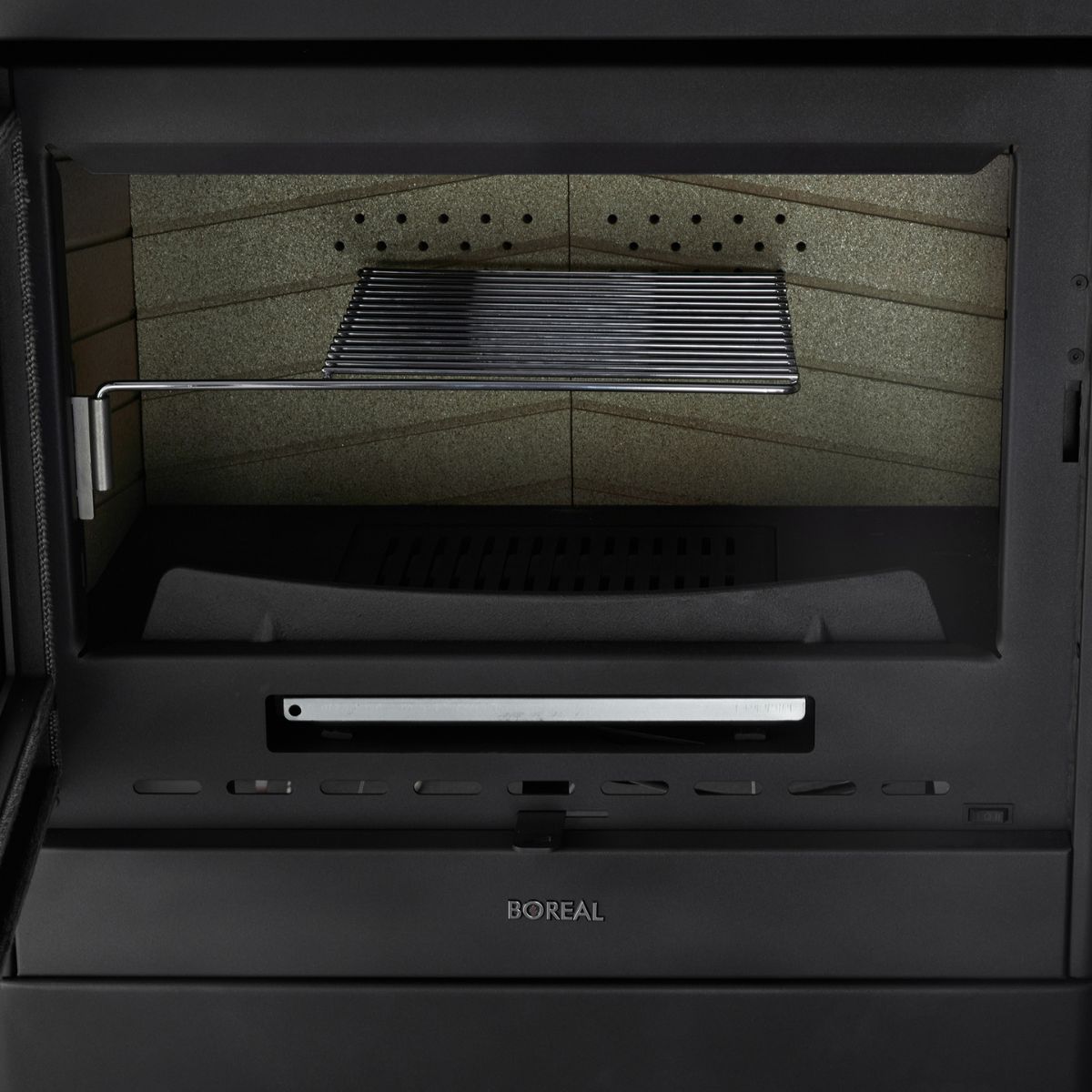 Bronpi Boreal E1000S Wood Fireplace With Wall Mount Kit - Image 6