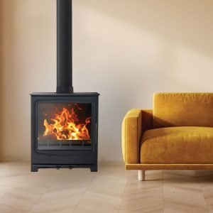 Cast iron fireplace